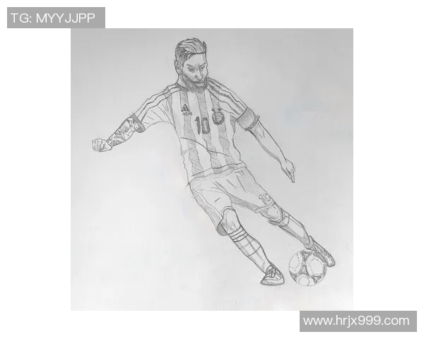 梅西足球明星素描艺术作品展现其独特魅力与风采